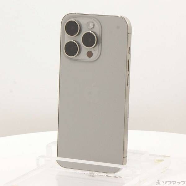 ソフマップ 〔中古品〕 iPhone15 Pro 256GB ナチュラルチタニウム MTUF3J／A SIMフリー【305】