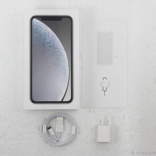 ソフマップ 〔中古品〕 iPhoneXR 64GB ホワイト MT032J／A SIMフリー【258】
