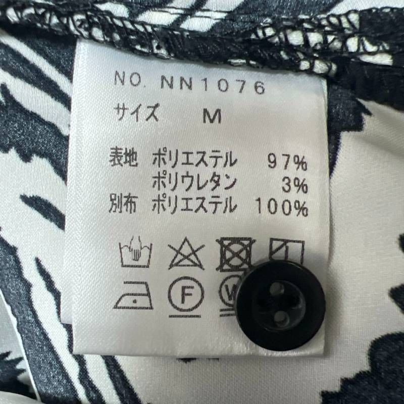 希少　完売品　9090　ナインティナインティ　m/o　ミオ　コラボレーション　Zebra Shirts　しまうま　アニマル柄　オープンカラー　開襟ポリシャツ　半袖　襟ロゴ刺繍　M　ブラック　みきおだ　みっき〜　おだけい　yutori　ストリート　個性派