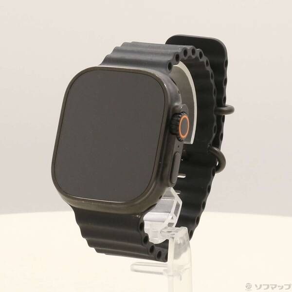 ソフマップ 〔中古品〕 Apple Watch Ultra 2 GPS + Cellular 49mm ブラックチタニウムケース ブラックオーシャンバンド【262】