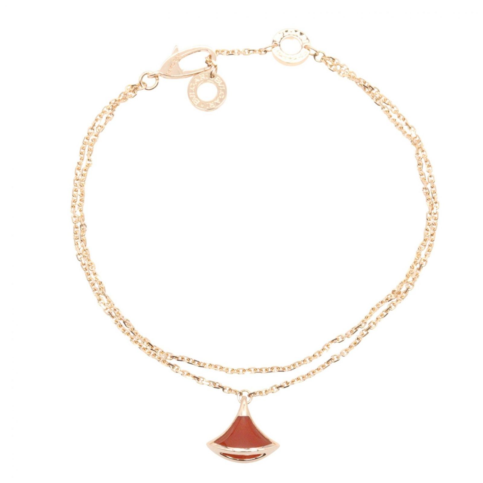 ブルガリ BVLGARI ブレスレット ディーヴァドリーム SM カーネリアン ブレスレット 358419 腕回り14.5/17㎝ K18PG（ピンクゴールド） ディーヴァドリーム SM カーネリアン ブレスレット