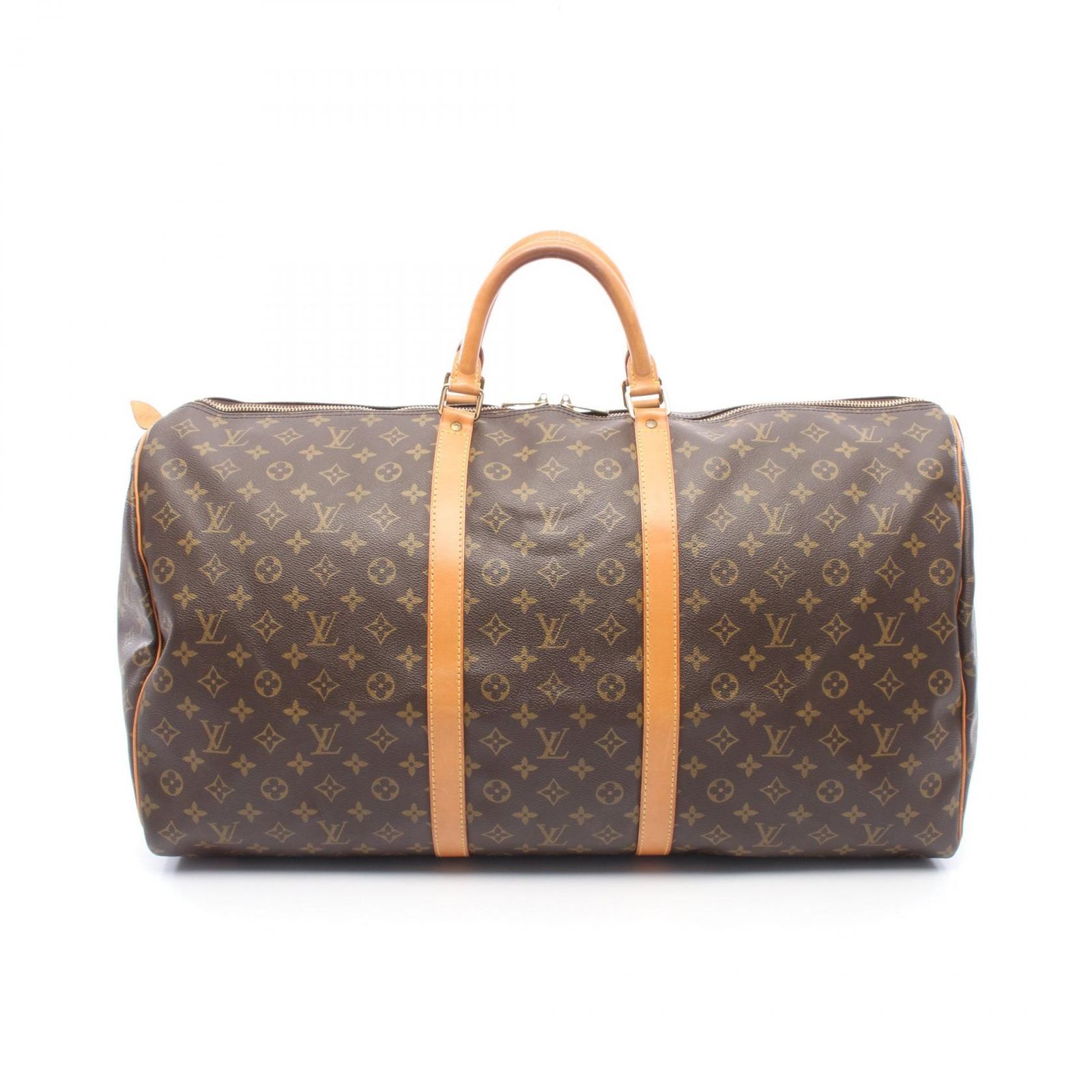 ルイ・ヴィトン LOUIS VUITTON ボストンバッグ キーポル60 M41422 PVCコーティングキャンバス レザー キーポル60 ユニセックス Used B