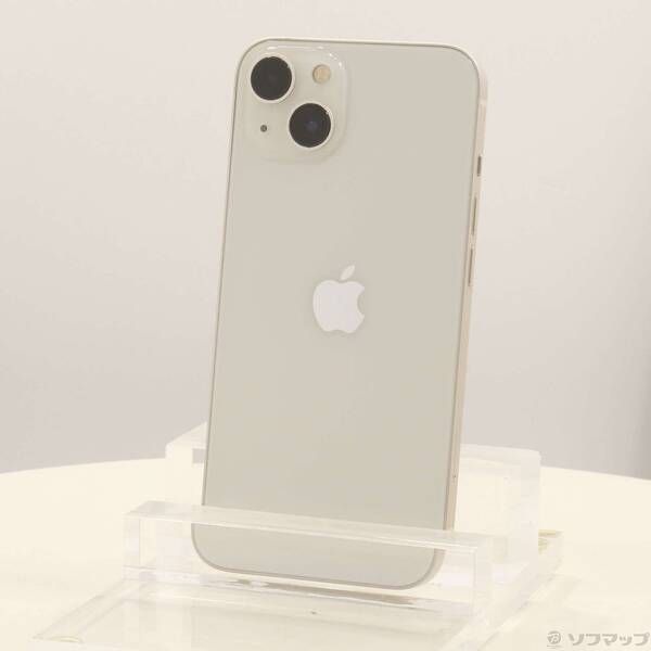 ソフマップ 〔中古品〕 iPhone13 128GB スターライト MLND3J／A SIMフリー【305】