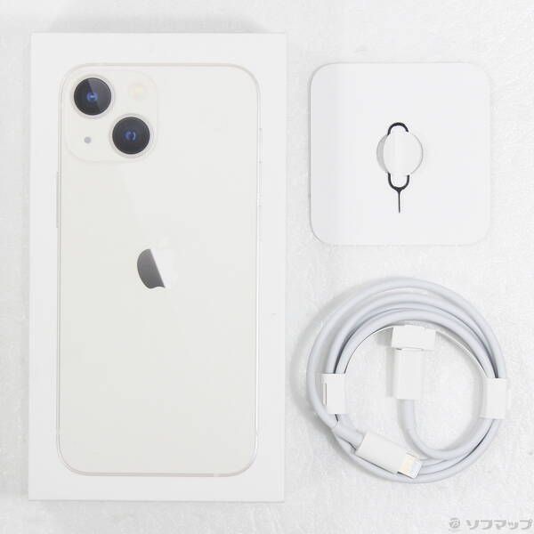 ソフマップ 〔中古品〕 iPhone13 mini 128GB スターライト MLJE3J／A SIMフリー【305】