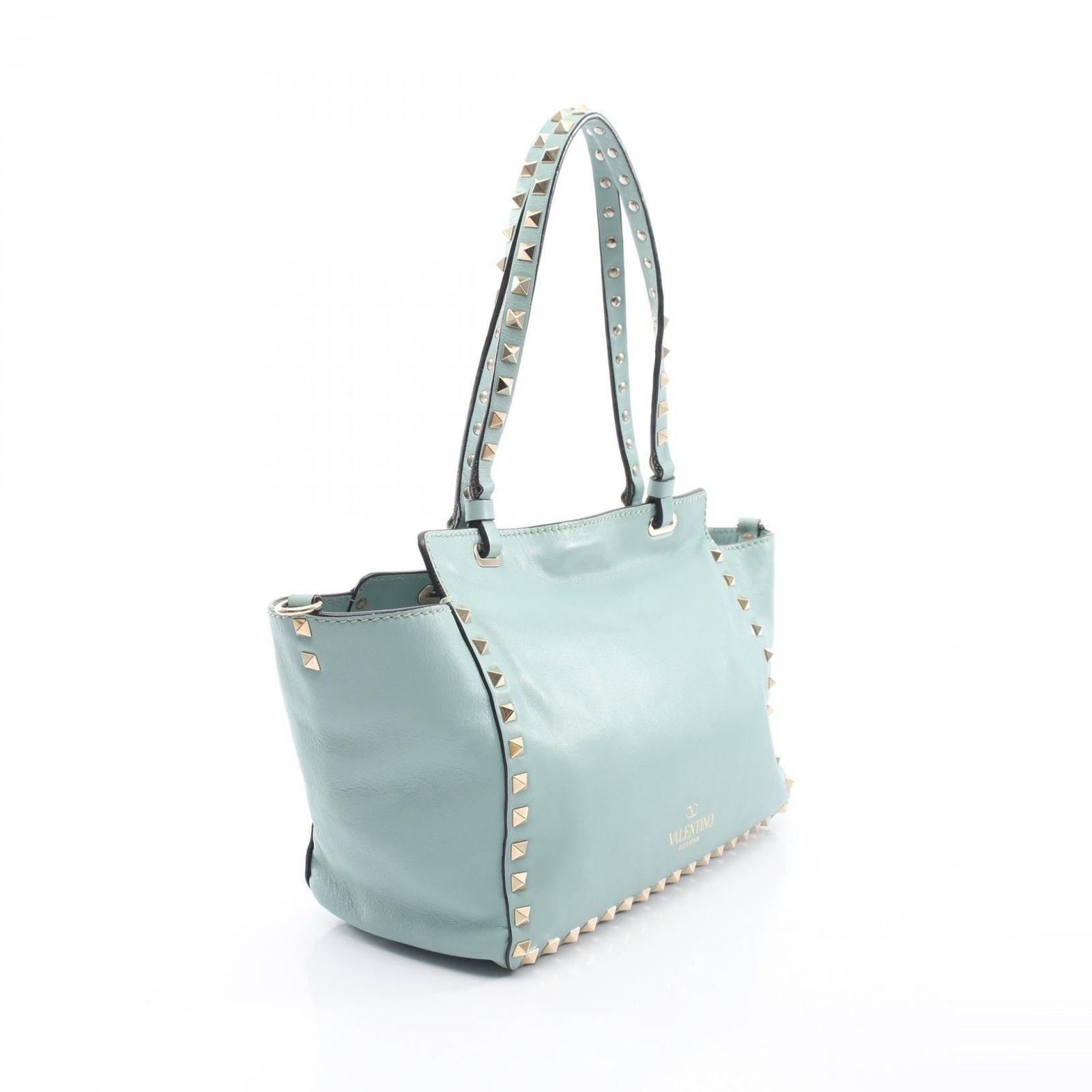 ヴァレンチノ Valentino トートバッグ ロックスタッズ 2WAY ミント 