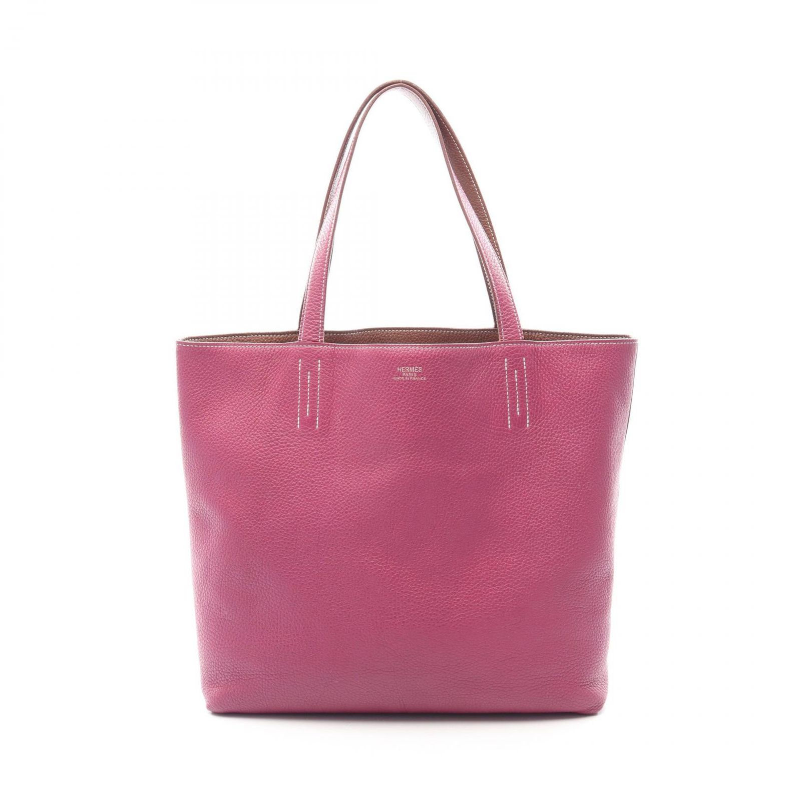 エルメス HERMES トートバッグ ドゥブルセンス45 マロンドインディ/トスカ レザー ドゥブルセンス45 マロンドインディ/トスカ レディース Used B 273,800円