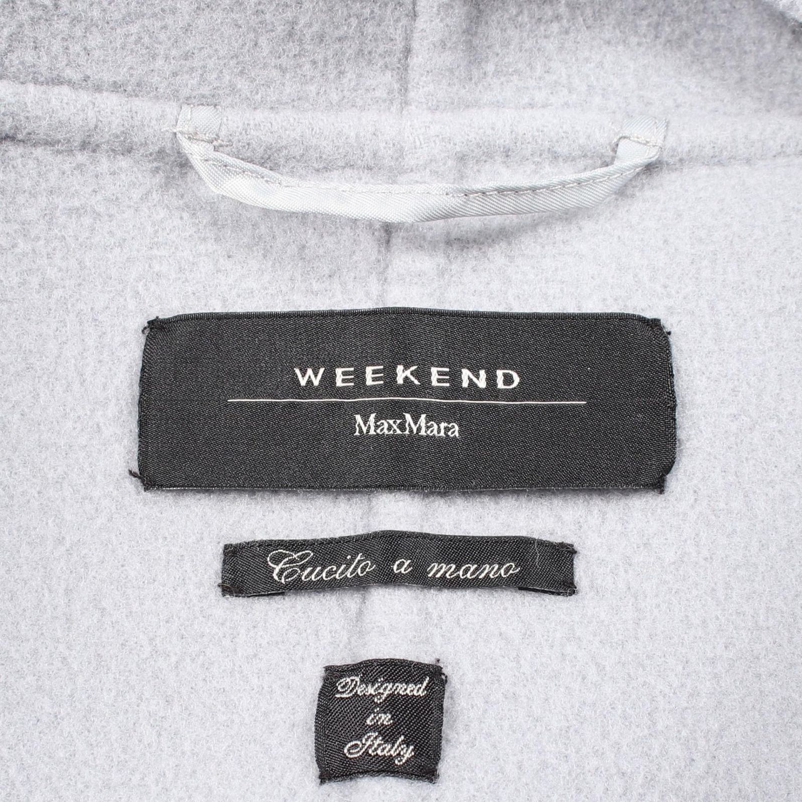 ウィークエンド マックスマーラ WEEK END Max Mara CUCITO A MANO フード付き ウール コート レディース Used A ウィークエンド マックスマーラ WEEK END Max Mara CUCITO A MANO フード付き ウール コート レディース Used A