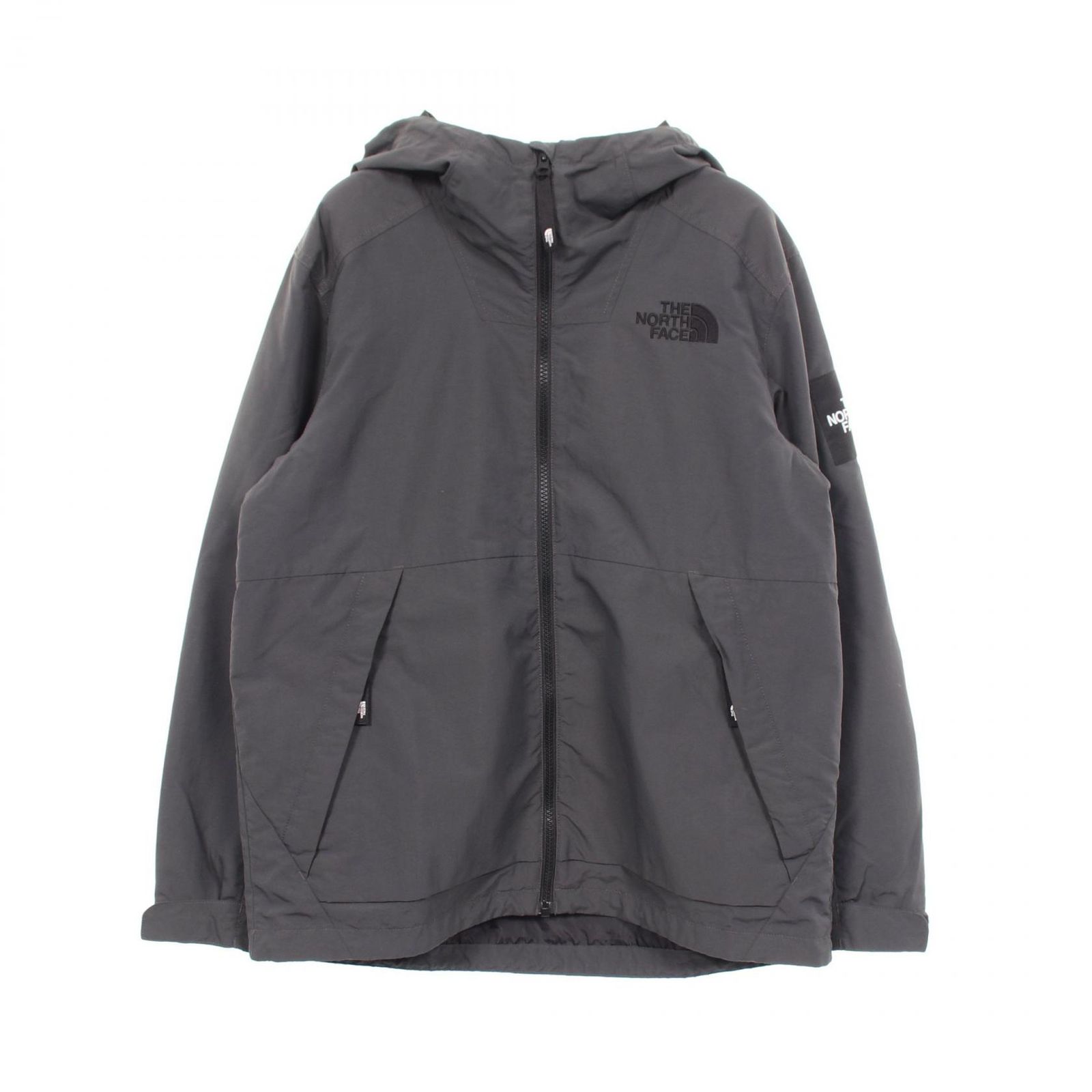 ザ・ノースフェイス THE NORTH FACE MANTON JACKET フード付き ダークグレー ナイロン ジャケット メンズ Used A