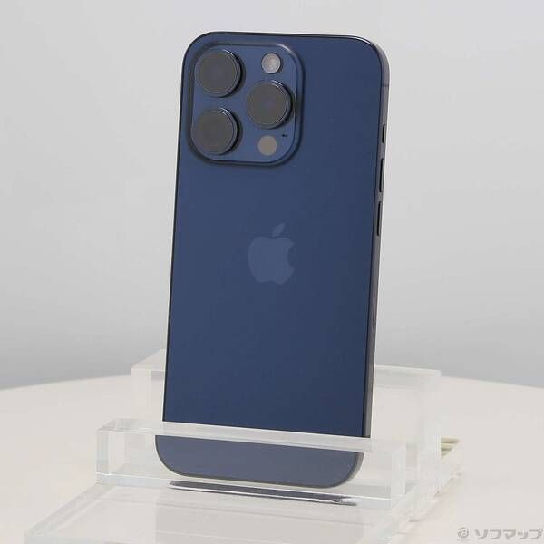 ソフマップ 〔中古品〕 iPhone15 Pro 128GB ブルーチタニウム MTUA3J／A SIMフリー【349】
