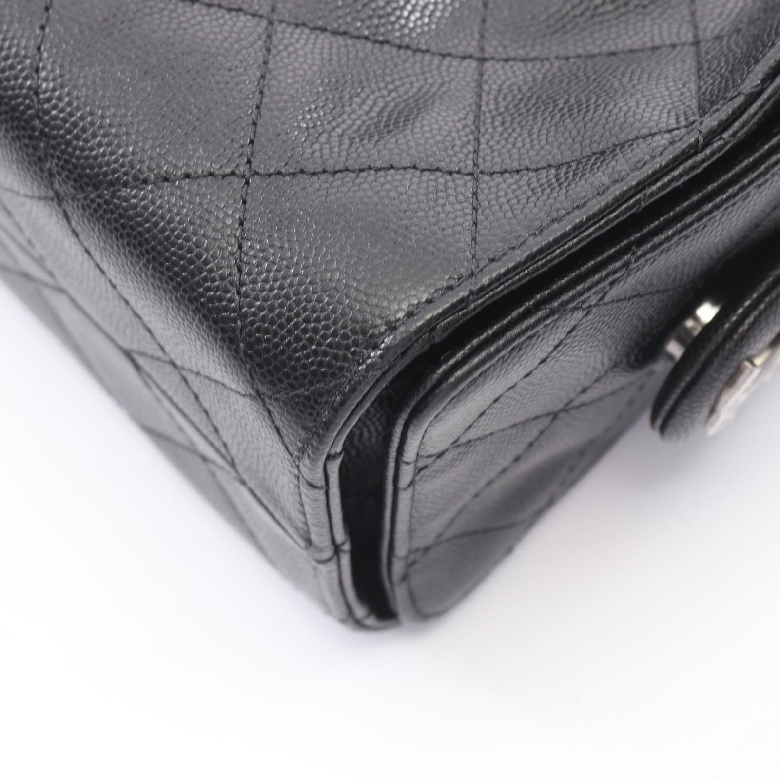 シャネル CHANEL ハンドバッグ CHANEL25 ミニ AS5631 ブラック キャビアスキン(グレインドカーフ) CHANEL25 ミニ ハンドバッグ レディース Used A