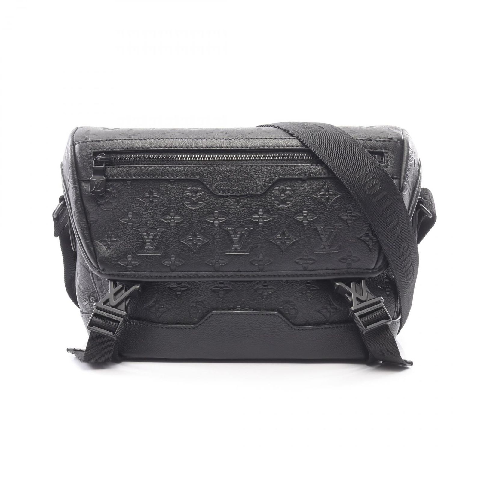 ルイ・ヴィトン LOUIS VUITTON ショルダーバッグ メッセンジャー ヴォワヤージュPM モノグラムシャドウ M25121 ノワール レザー メッセンジャー・ヴォワヤージュPM