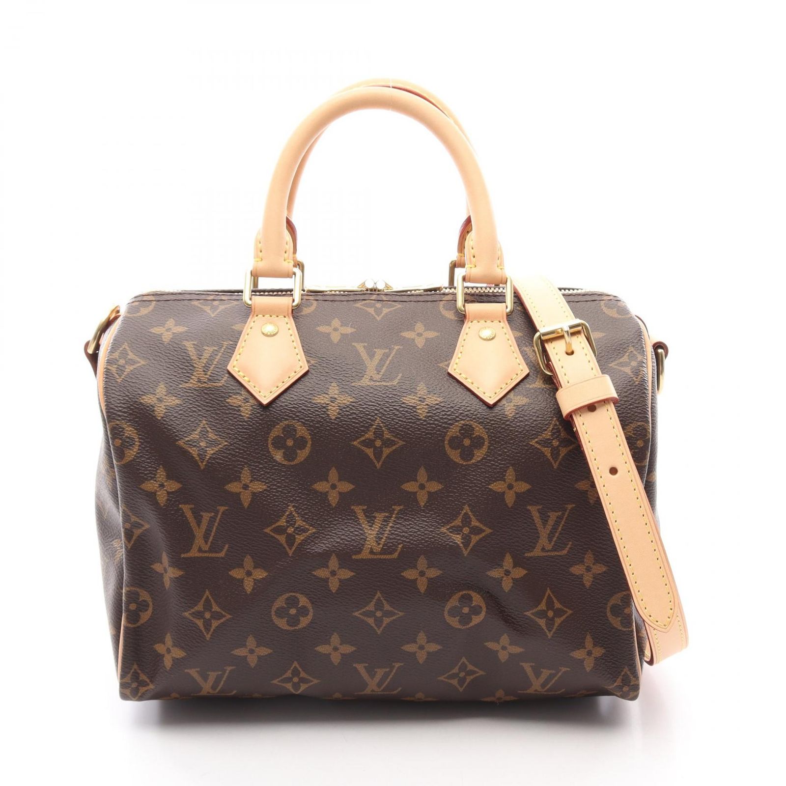ルイ・ヴィトン LOUIS VUITTON ハンドバッグ スピーディ バンドリエール25 モノグラム 2WAY M41113 PVCコーティングキャンバス レザー スピーディ・バンドリエール25