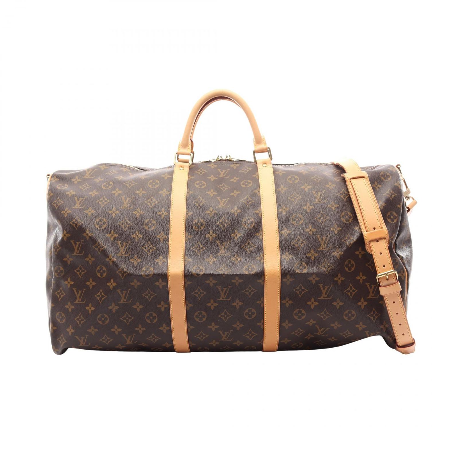 ルイ・ヴィトン LOUIS VUITTON ボストンバッグ キーポル バンドリエール60 2WAY M41412 PVCコーティングキャンバス レザー キーポル・バンドリエール60 ユニセックス