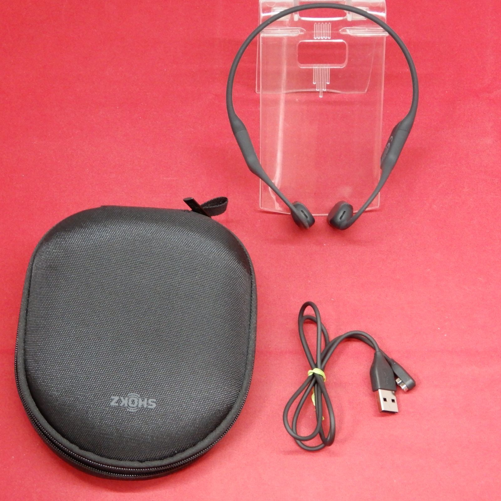 Shokz OpenRun Pro S810 骨伝導イヤホン ネックバンド式 ブラック