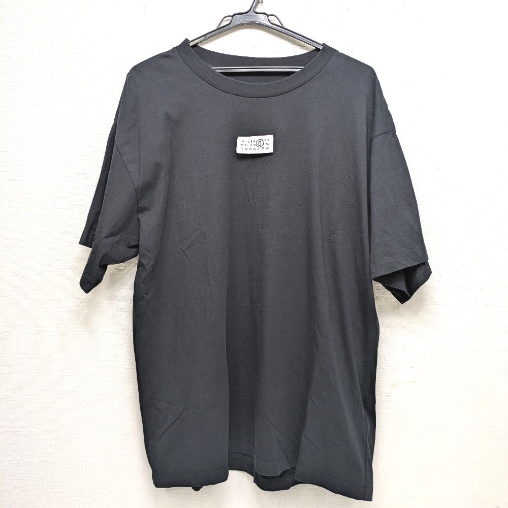 Dz812241 メゾンマルジェラ 半袖Ｔシャツ ナンバリングロゴTEE MM6 SHOGC0017 ブラック Mサイズ メンズ Maison Margiela 中古