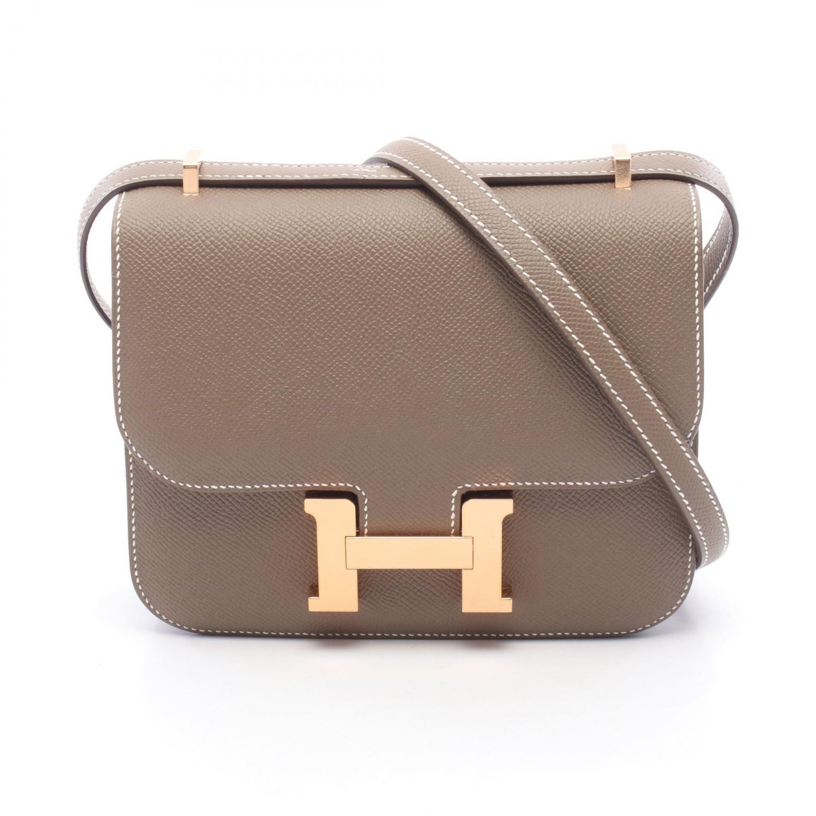 エルメス HERMES ショルダーバッグ コンスタンス3 ミニ エトゥープ エトゥープ その他 コンスタンス3ミニ エトゥープ レディース Used A