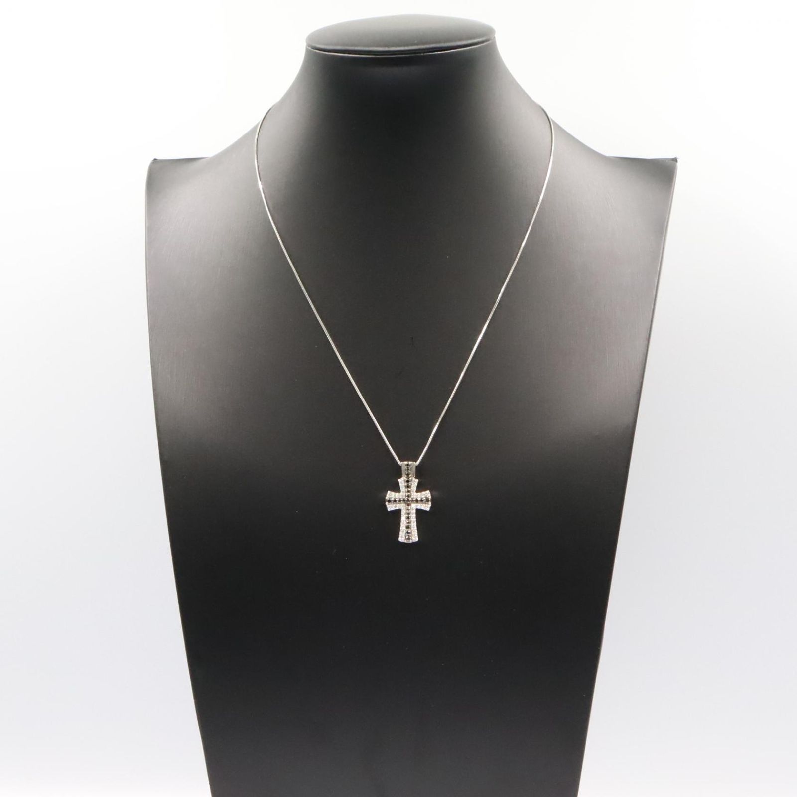 ジュエリー JEWELRY ネックレス ダイヤネックレス ﾀﾞｲﾔ 8.4g 首回り45㎝ K18WG（ホワイトゴールド） ダイヤモンド ダイヤネックレス レディース Used A