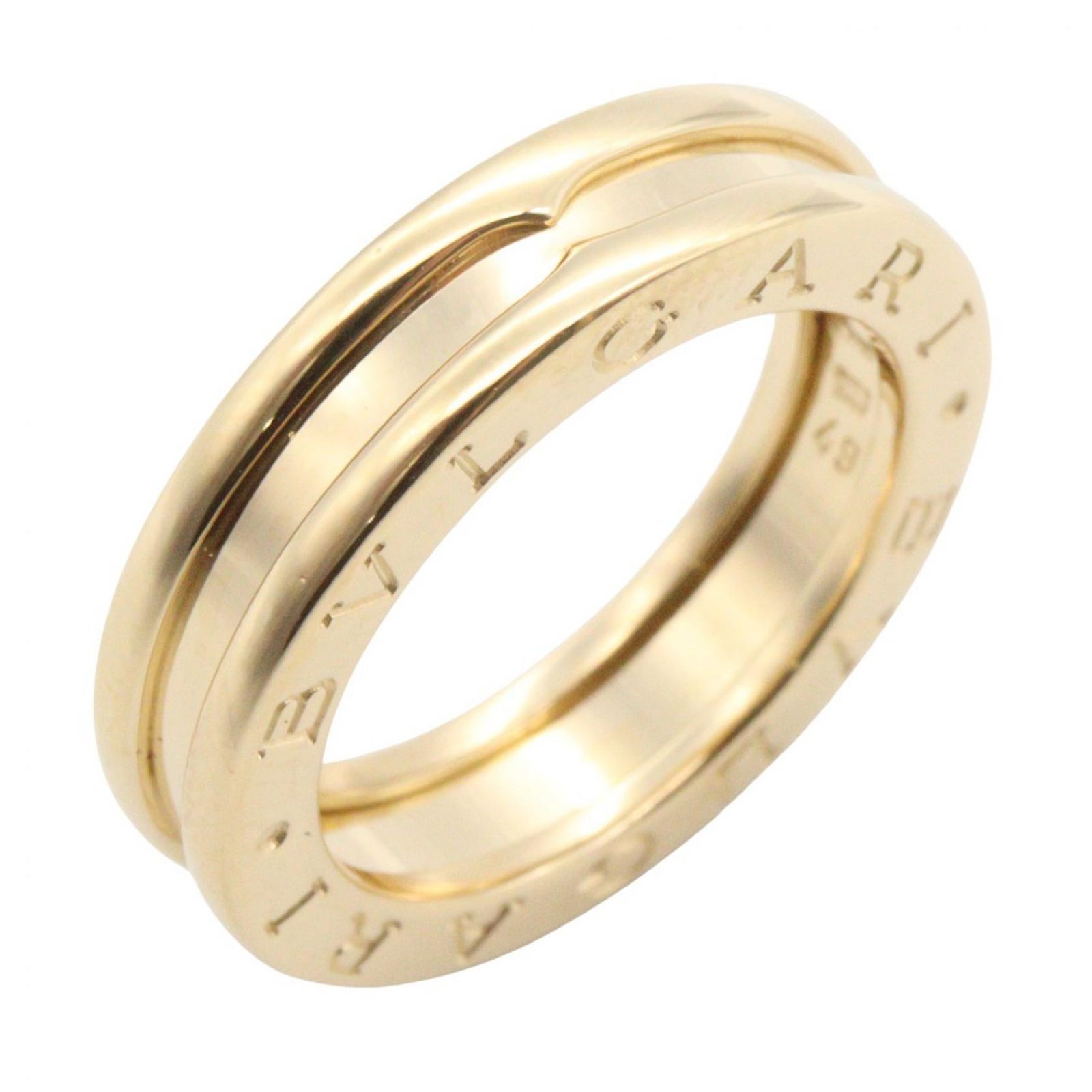 ブルガリ BVLGARI リング・指輪 B-zero1 ビーゼロワン リング 1バンド 346554 K18（イエローゴールド） B-zero1 リング 1バンド ユニセックス Used A