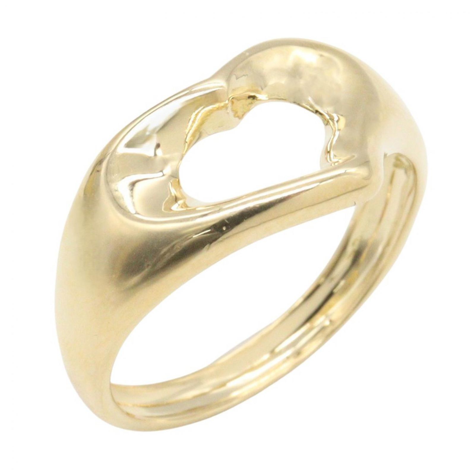 ティファニー TIFFANY＆CO リング・指輪 オープンハート リング #10.5 K18（イエローゴールド） オープンハート リング レディース Used A