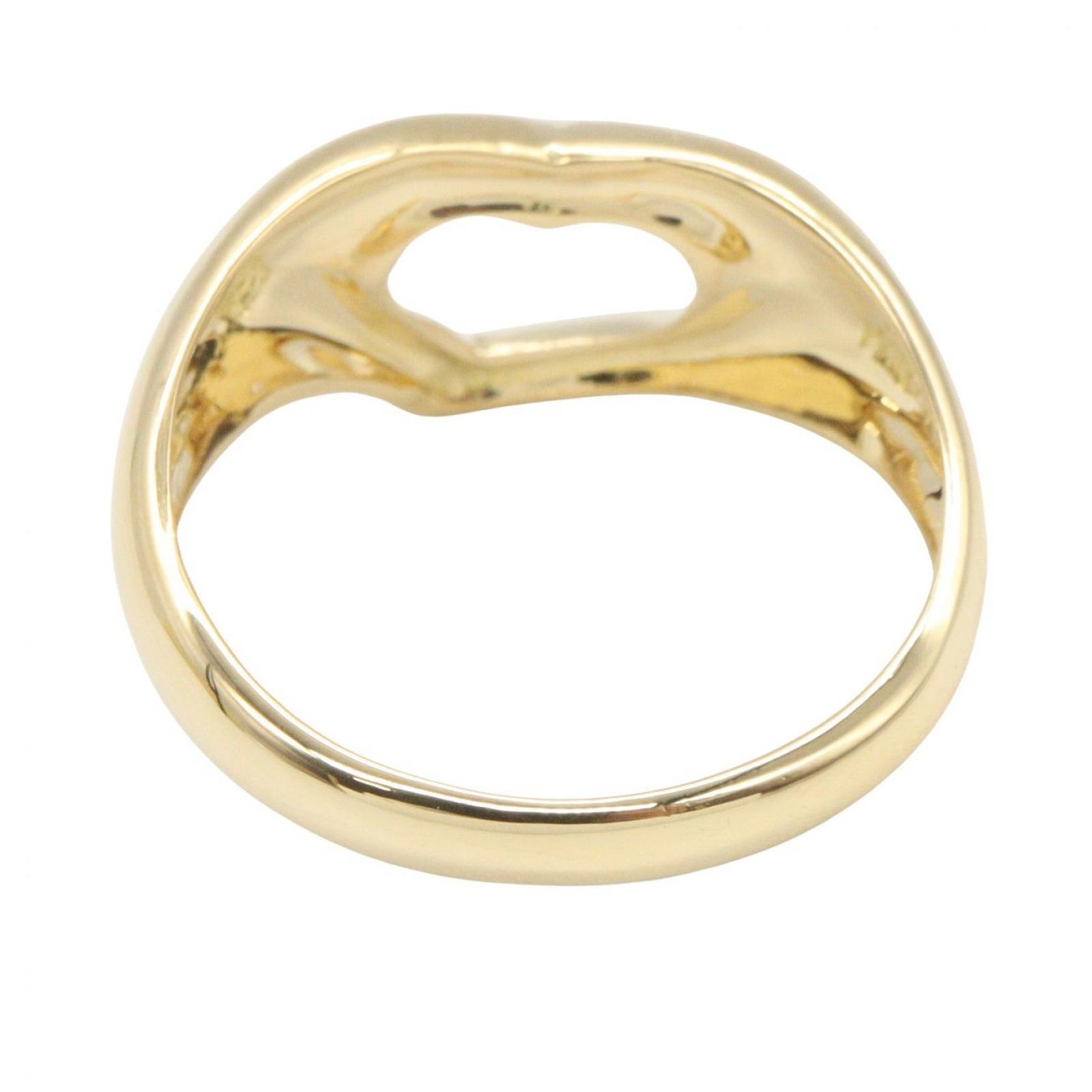 ティファニー TIFFANY＆CO リング・指輪 オープンハート リング #10.5 K18（イエローゴールド） オープンハート リング レディース Used A