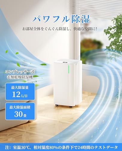 専用 除湿機 コンプレッサー式 強力除湿12/L日 30畳 静音 専用 除湿機 コンプレッサー式 強力除湿12/L日 30畳 静音 専用 除湿機