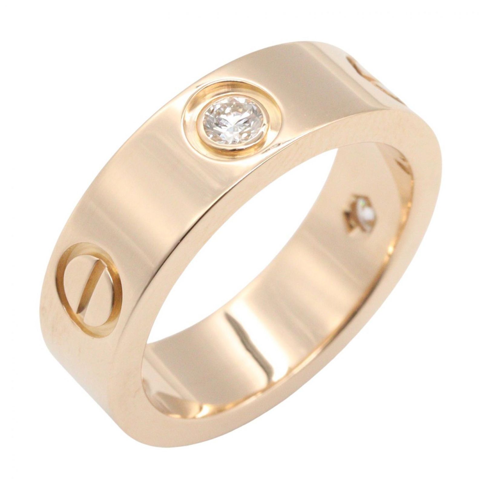 カルティエ CARTIER リング・指輪 ラブリング 3PD B4032400 K18PG（ピンクゴールド） ダイヤモンド ラブリング 3PD レディース Used A