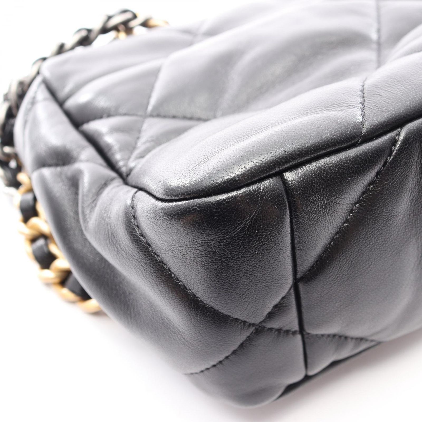 シャネル CHANEL ショルダーバッグ 19 ディズヌフ コンビ金具 2WAY 