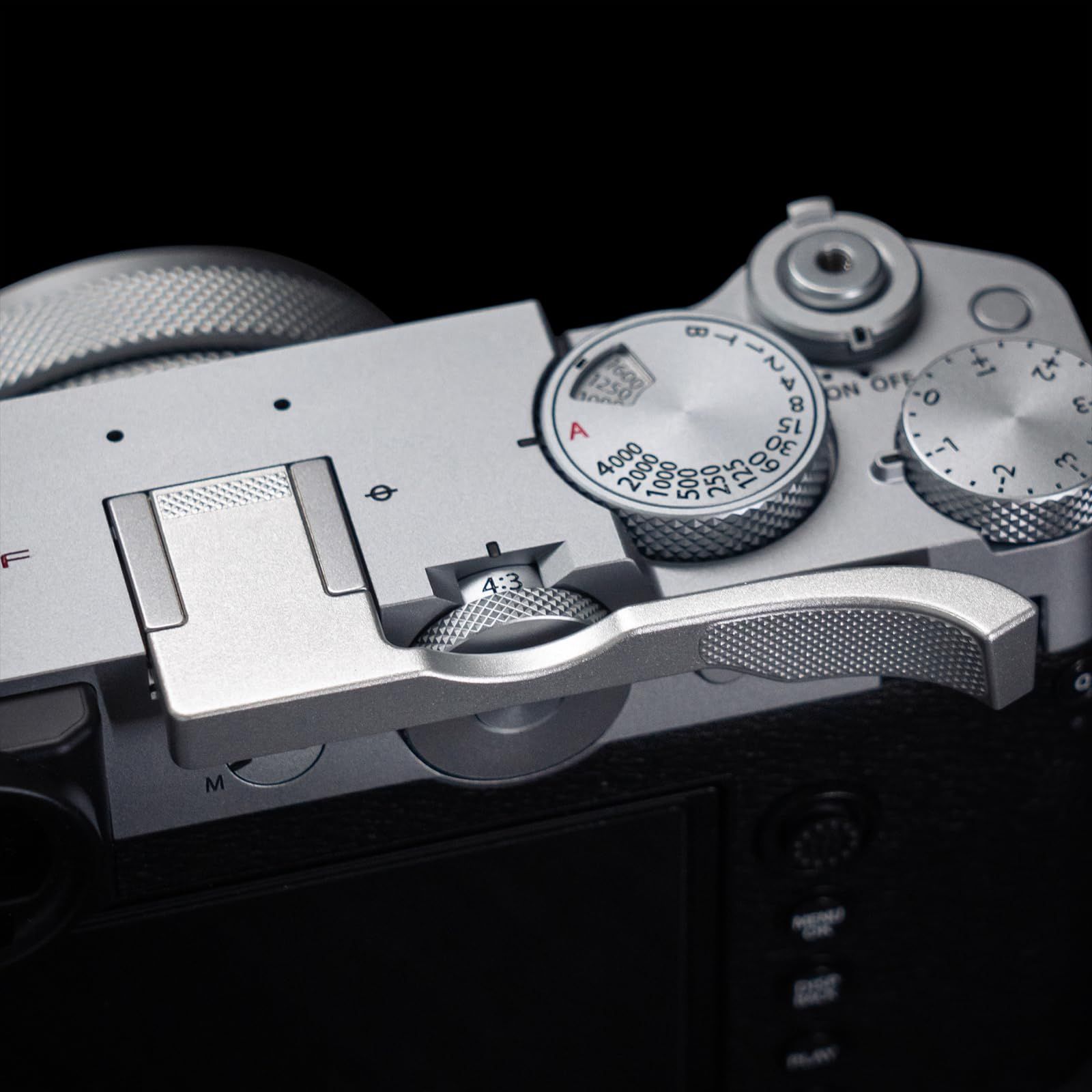 【新品】Iborrys 親指アップ グリップ 、 対応 FUJIFILM FUJI 富士 GFX100RF カメラ 専用 親指ハンドル ホットシュー サムグリップ ? 独創的な全アルミレトロ菱形彫刻技術、超カッコイイ ? 撮影の安定性を高める 8c010fdb
