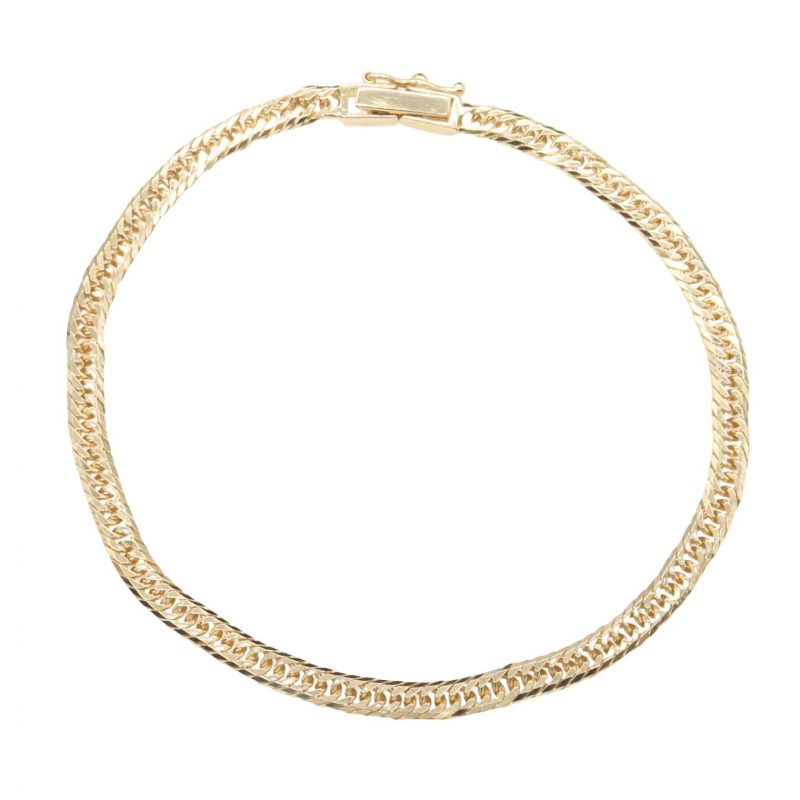ジュエリー JEWELRY ブレスレット 8メンT キヘイブレスレット 8ﾒﾝT 4.7g 腕回り16.5㎝ K18（イエローゴールド） キヘイブレスレット ユニセックス Used B