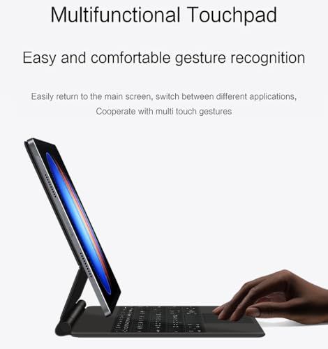 【新品】マジック キーボード Xiaomi Pad 6S Pro 12.4インチ マグネット式 タッチパッド バックライト付き 磁気吸着 シャオミ Pad 6S Pro キーボードケース バックライト付き キーボード タッチパネル搭載 マルチ 46a9edca