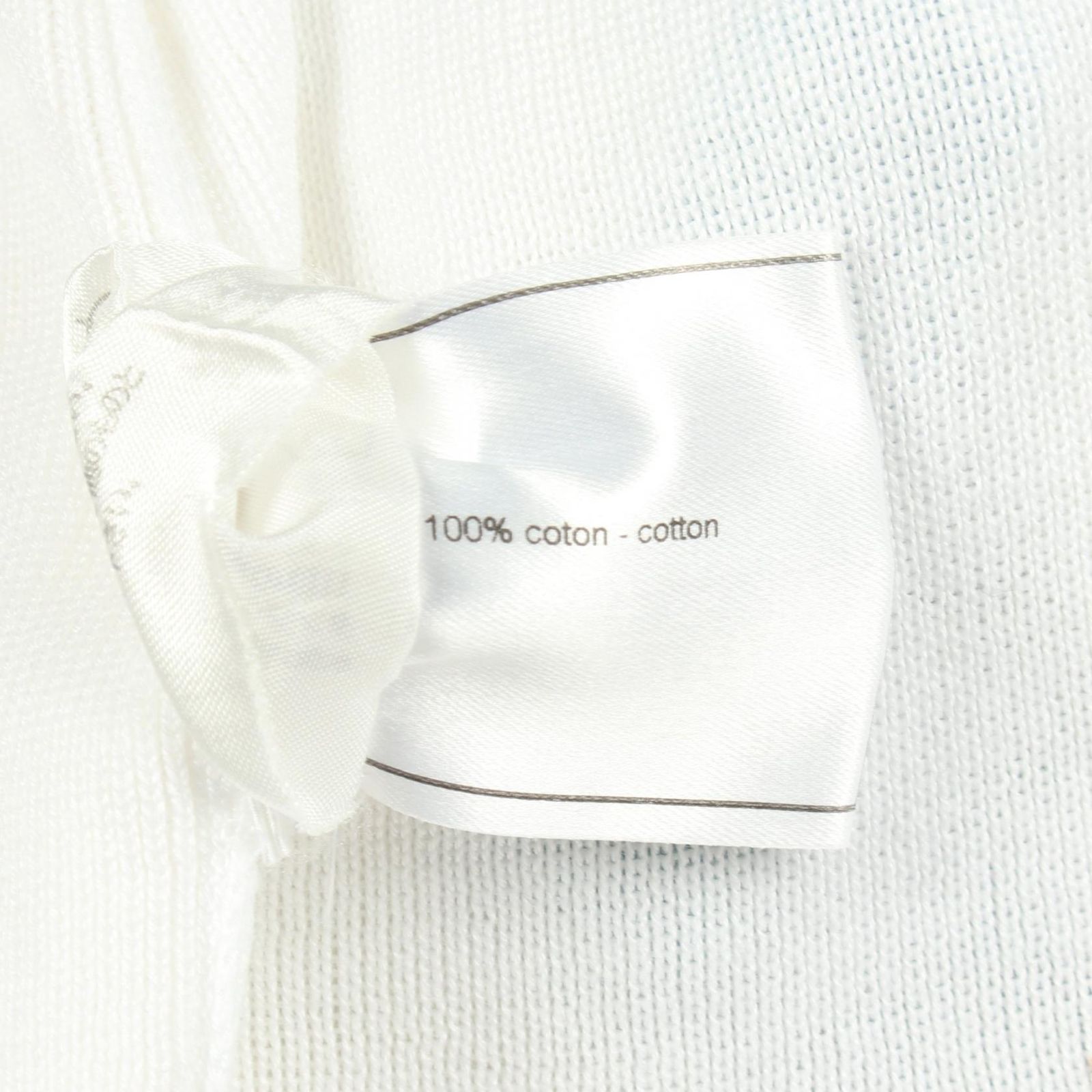 シャネル CHANEL ニット ココマーク 半袖 コットン ニット レディース シャネル CHANEL ニット ココマーク 半袖 コットン ニット レディース