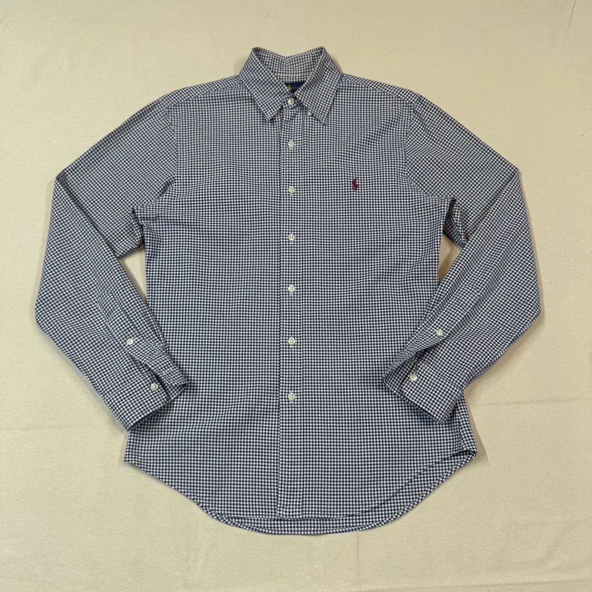 M) POLO RALPH LAUREN ポロラルフローレン クラシック Oxford（オックスフォード) ブルー ギンガム CHECK シャツ