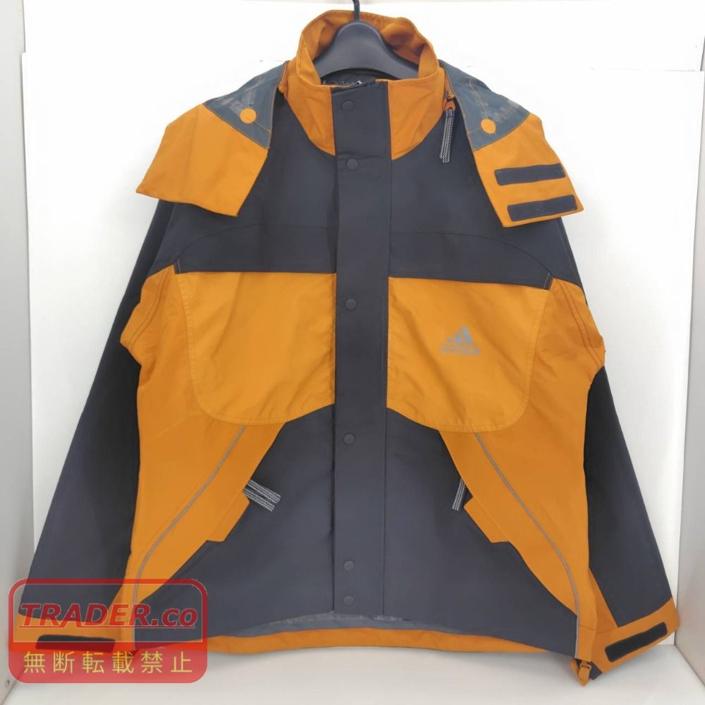 05w21569 アディダス adidas エキップメント EQUIPMENT ジャケット クラフトオークル XL ベトナム製 メンズ ナイロンジャケット ポリエステル JV7655 【中古品】