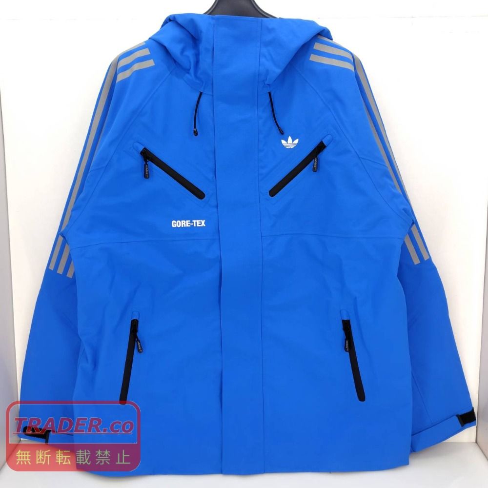 05w21570 アディダスオリジナルス adidas Originals GORE 3L ジャケット ブルー XL 中国製 メンズ マウンテンパーカー ポリエステル KA3942 【中古品】