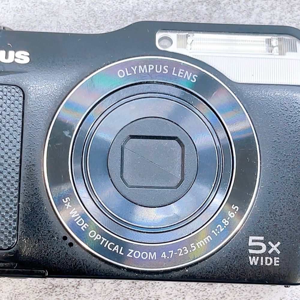 H-1390 OLYMPUS デジタルカメラ VG-170 ブラック ジャンク品 動作