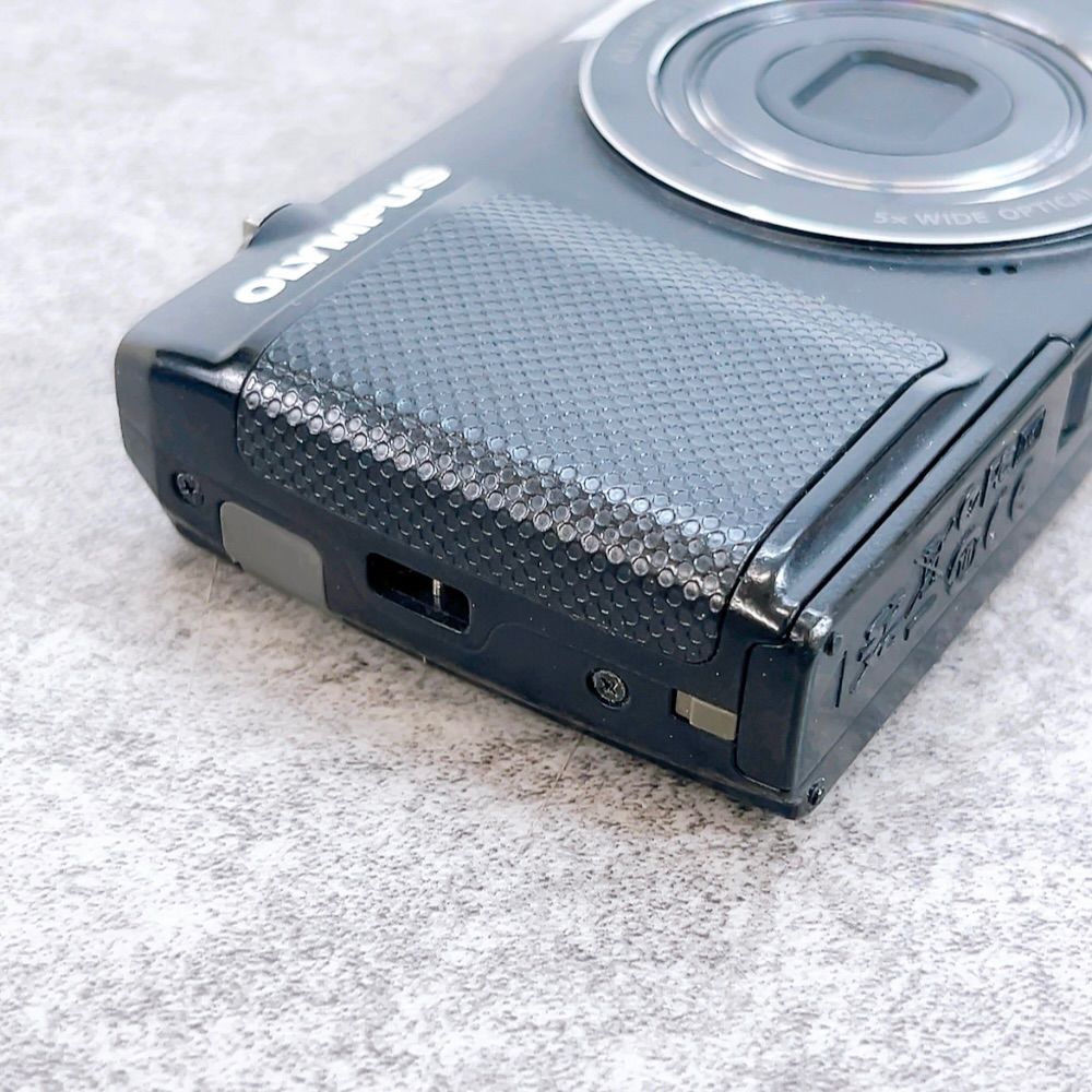 H-1390 OLYMPUS デジタルカメラ VG-170 ブラック ジャンク品 動作