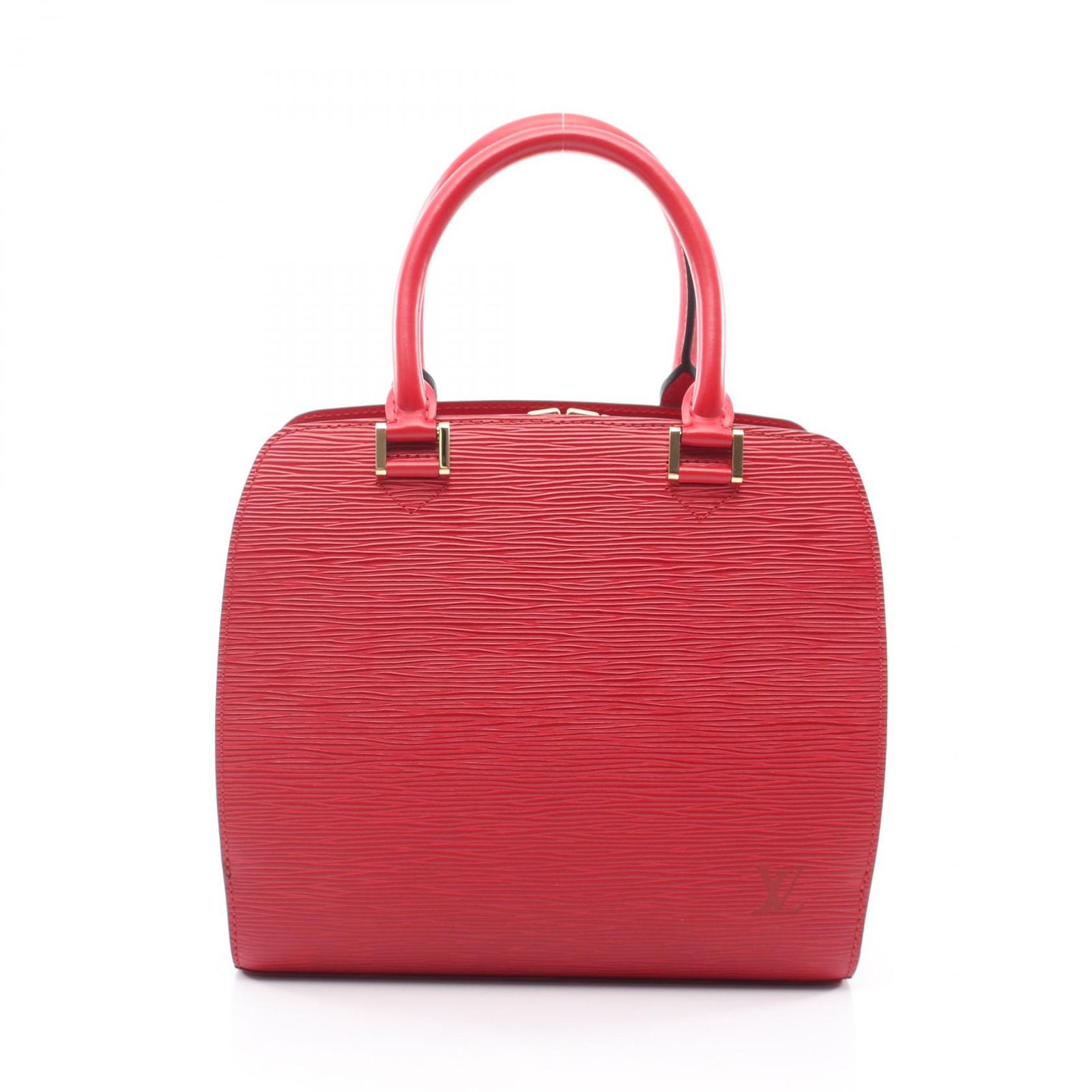 ルイ・ヴィトン LOUIS VUITTON ハンドバッグ ポンヌフ M52057 カスティリアンレッド レザー ポンヌフ レディース Used A