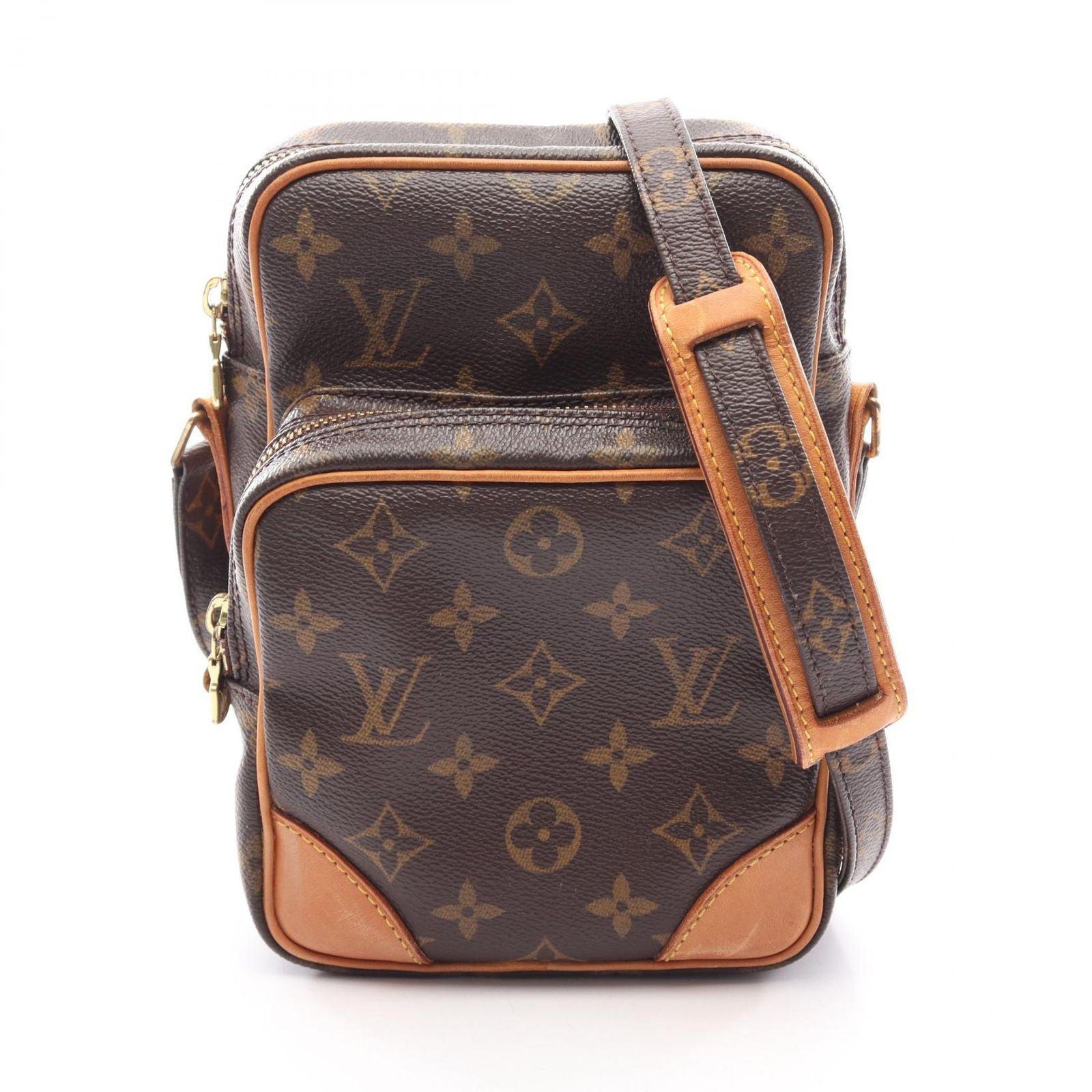 ルイ・ヴィトン LOUIS VUITTON ショルダーバッグ アマゾン M45236 PVCコーティングキャンバス レザー アマゾン レディース Used B