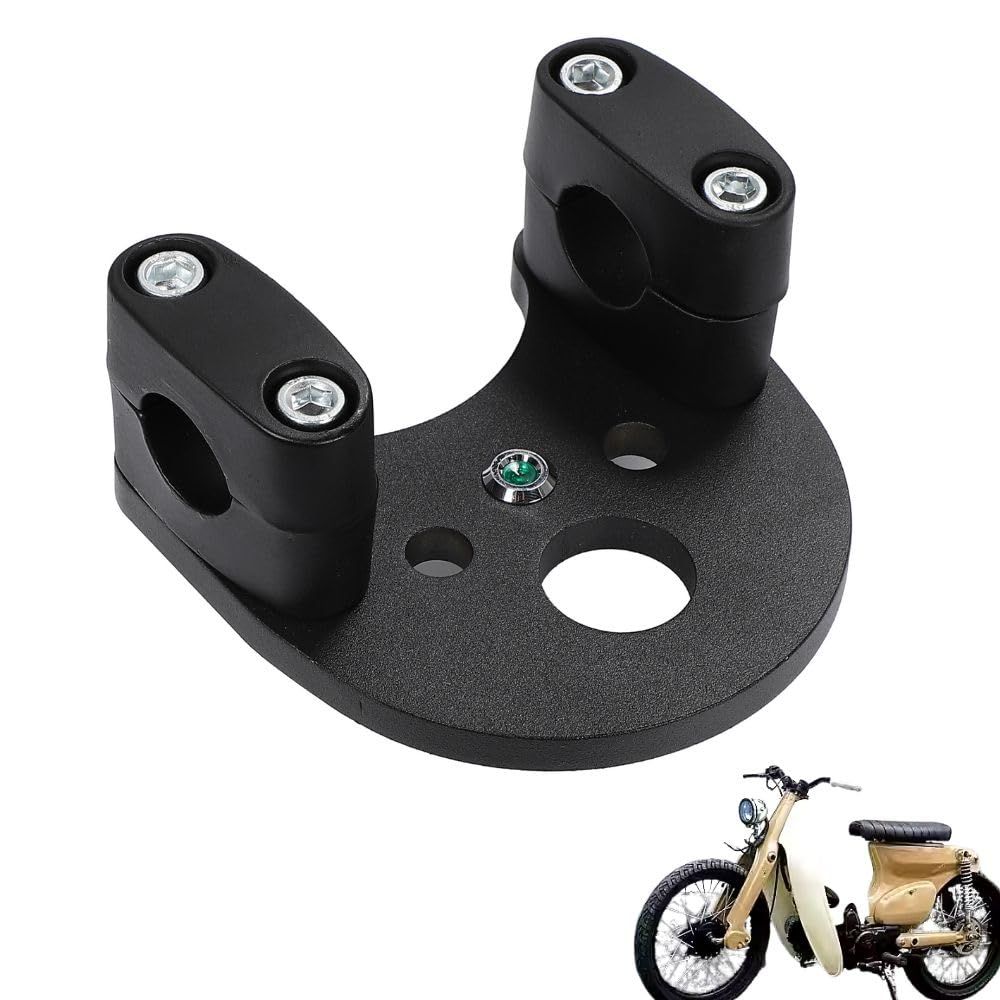 one+lifestyle ハンドルポスト ホンダ用 バーハン化キット スーパーカブ C50〜C90等対応 (ブラック) [ブラック] 5,649円