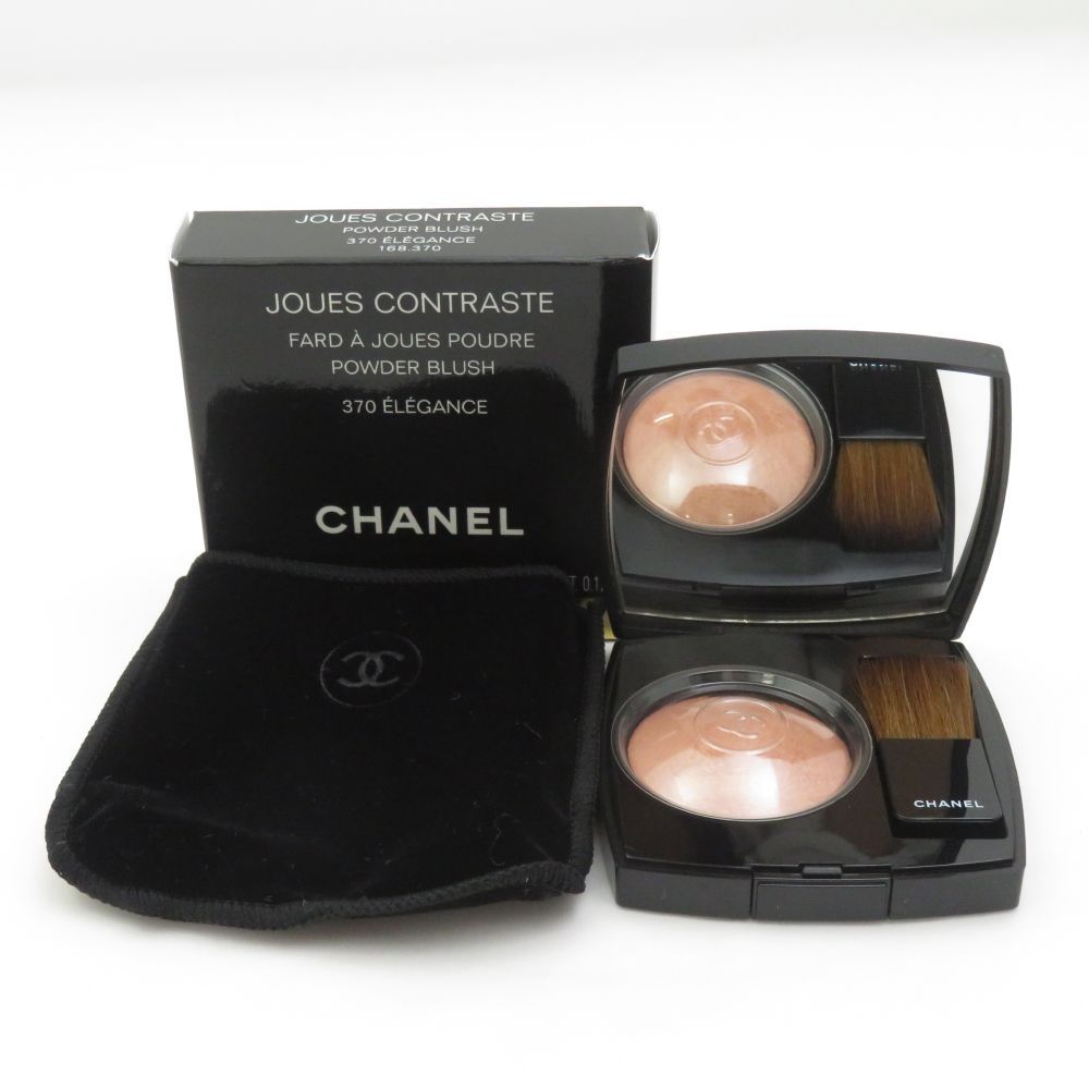 未使用 CHANEL シャネル ジュコントゥラスト チーク 370 エレガンス BO12240R2