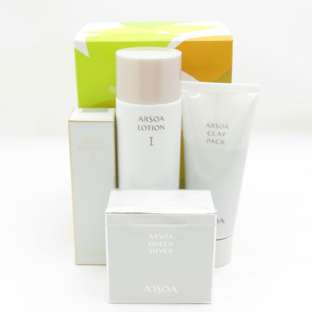 未使用 ARSOA アルソア ベスト4 スキンケア アルソア セット I 石けん パック 化粧水 美容液 4点 135g 100g 230ml 30ml コスメ BU7050A1