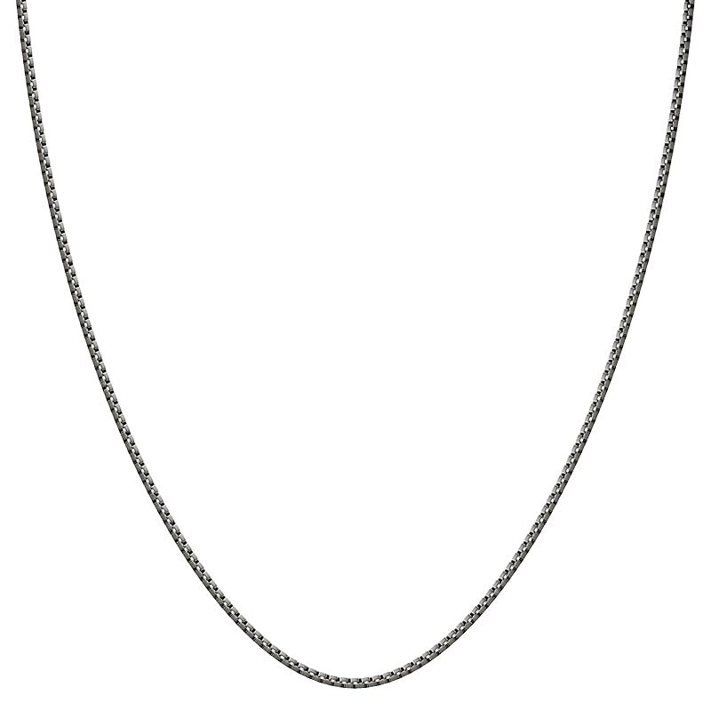 [新宿銀の蔵] いぶし ベネチアンチェーン 長さ40～80cm (45cm) 幅約1.2mm 薄め シルバー925 ネックレス チェーン ネックレスチェーン メンズ チェーンのみ