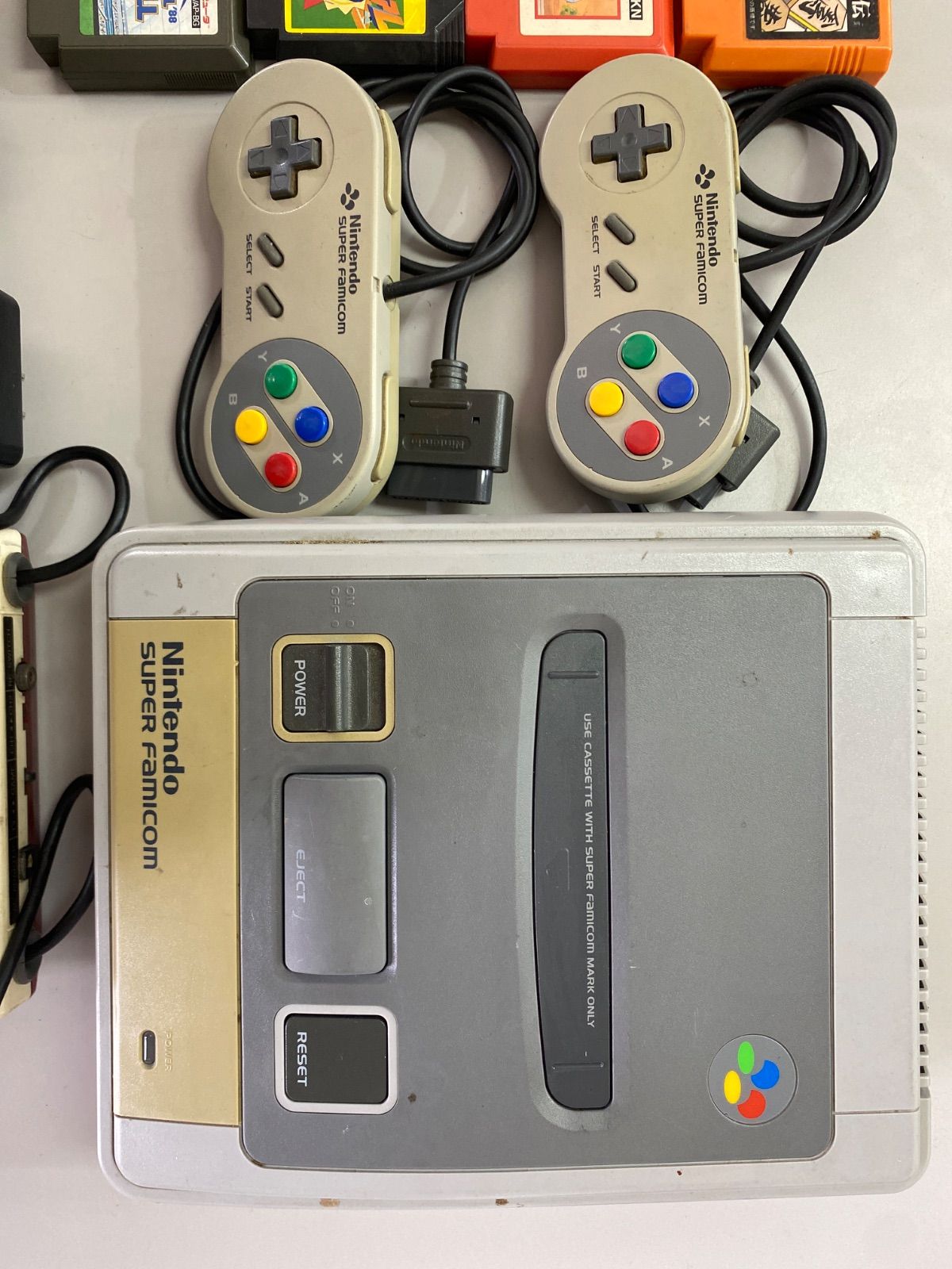 レトロゲーム 任天堂 スーパーファミコン 初代あり ジャンク扱いで