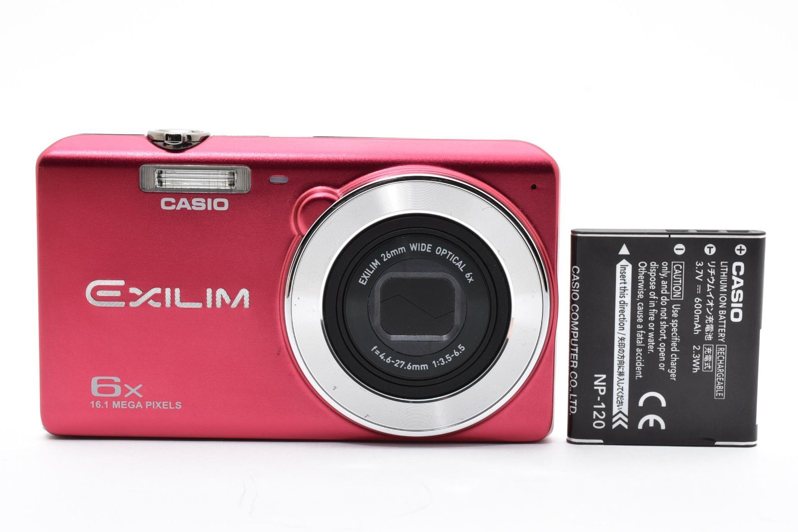 ★美品★カシオ CASIO EXILIM EX-Z900 レッド ★ Y1016 #5033
