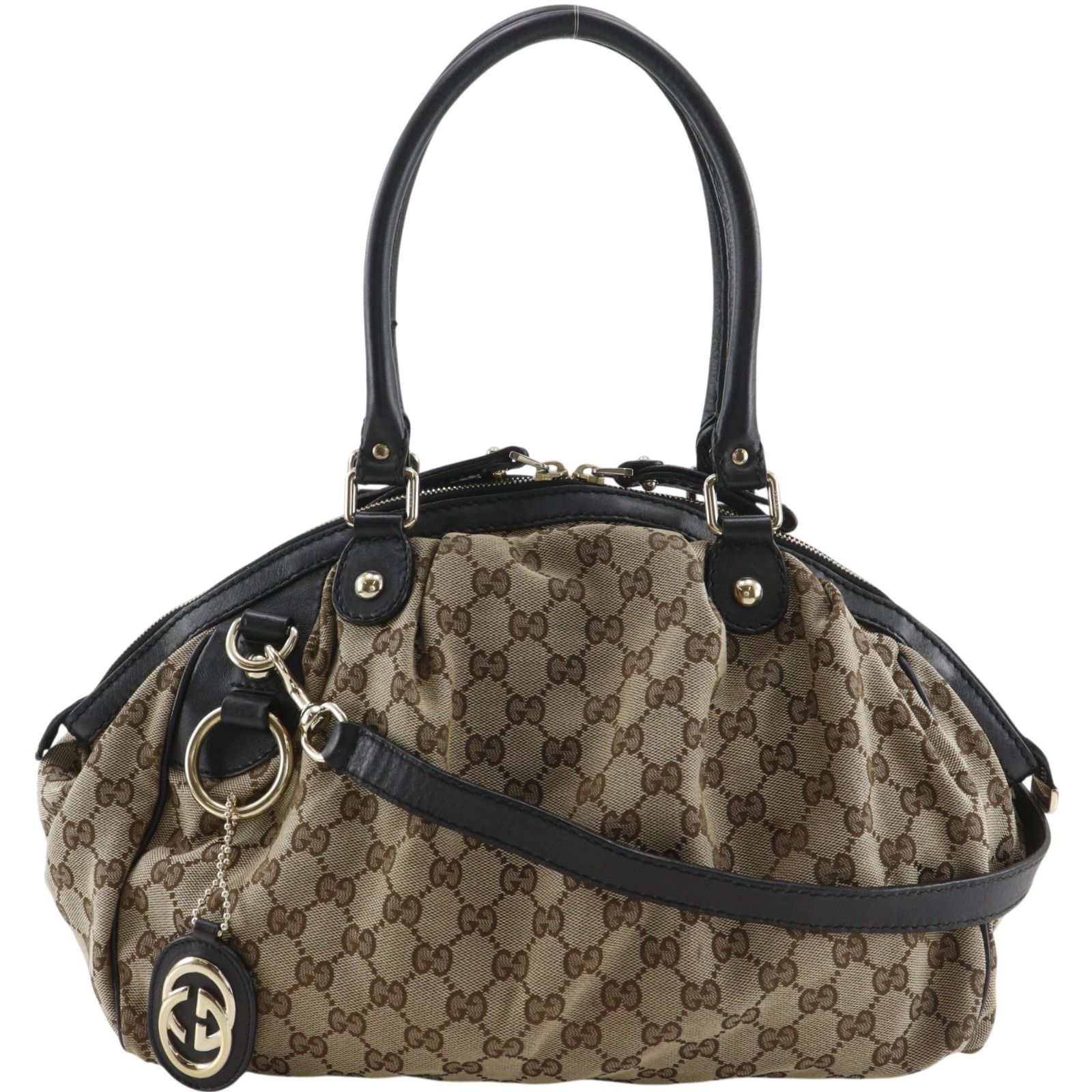 【GUCCI】グッチ スーキー 2WAYショルダー 223974 GGキャンバス 茶 レディース トートバッグ 72,800円