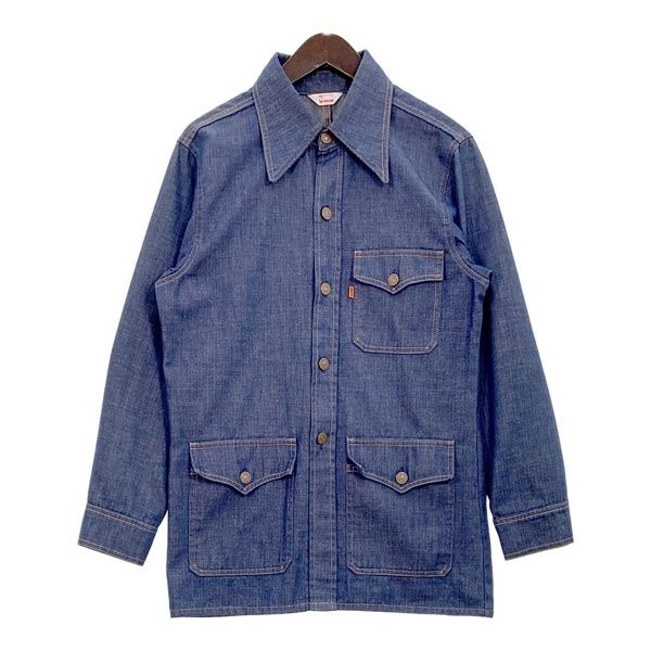 ま*ー様 Levi'sリーバイス濃紺エイジング加工デニム.カバーオールLサイズ デニム カバーオール リーバイス ま ー様 Levi sリーバイス濃紺
