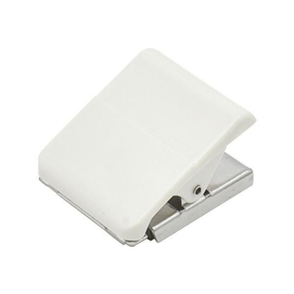 （まとめ）マグエックス マグネットハイブリッドクリップ M W39×D25×H43mm 白 MHC-150-W 1個 〔×30セット〕
