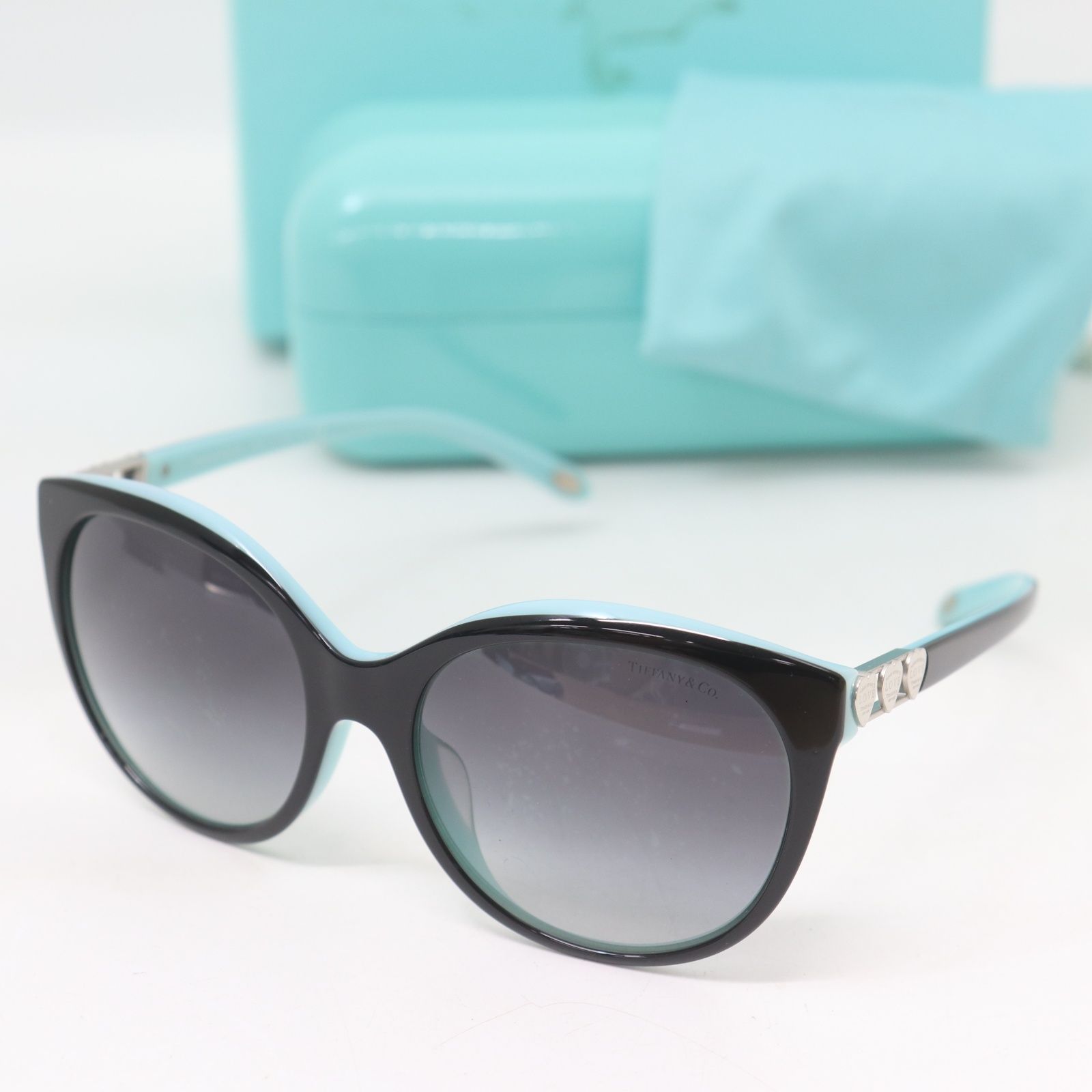 ITS5MRSEU23K TIFFANY ＆Co. ティファニー リターントゥハート サングラス TF4133-F 8055/3C 56▢18 140 ブラック ブルー
