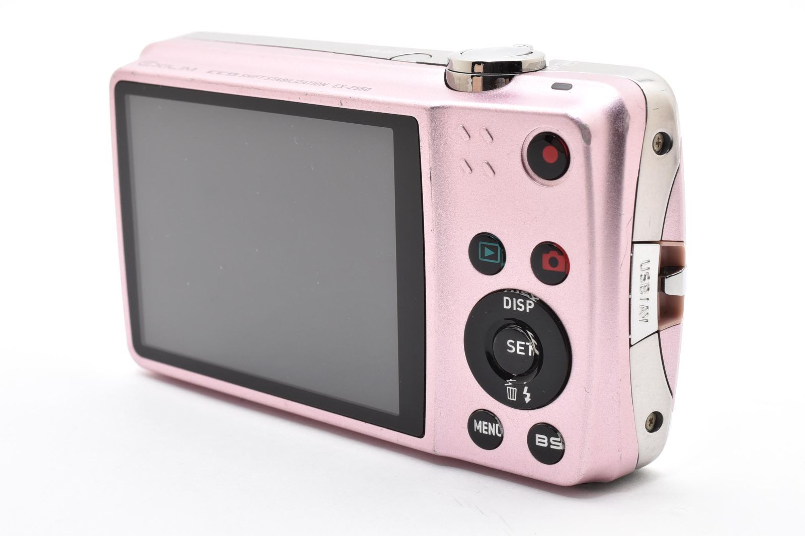 カメラ ☆美品☆カシオ CASIO EXILIM EX-Z550 ピンク☆ Y1144 #5035