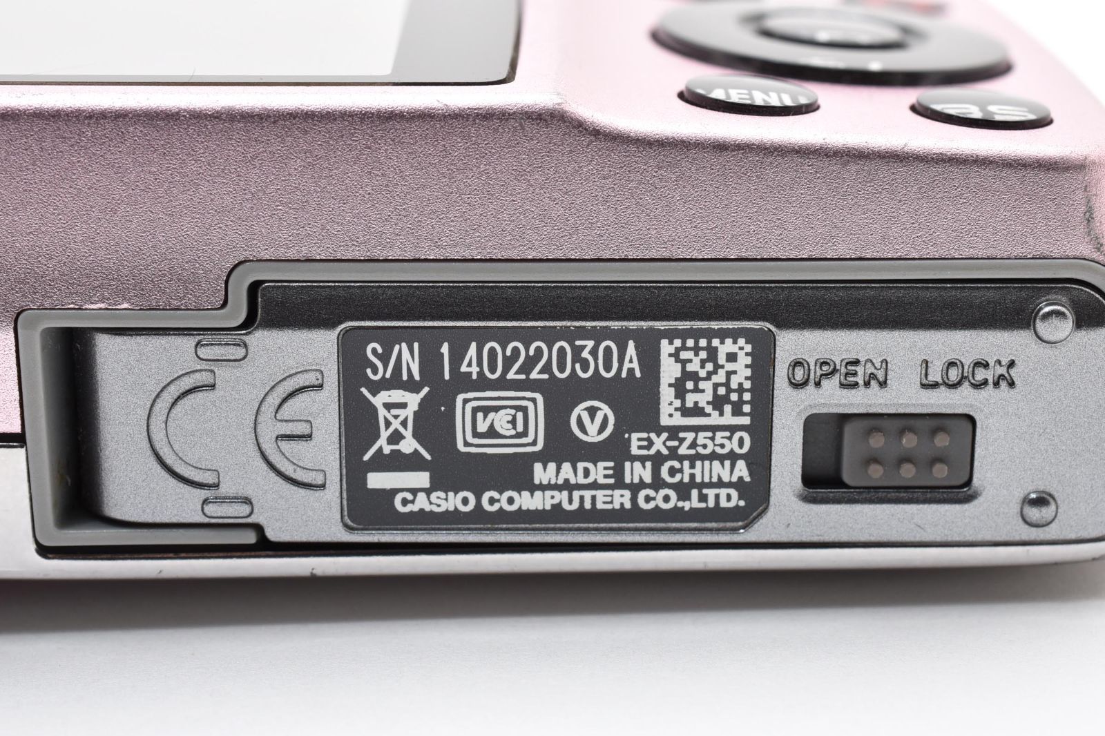 カメラ ☆美品☆カシオ CASIO EXILIM EX-Z550 ピンク☆ Y1144 #5035